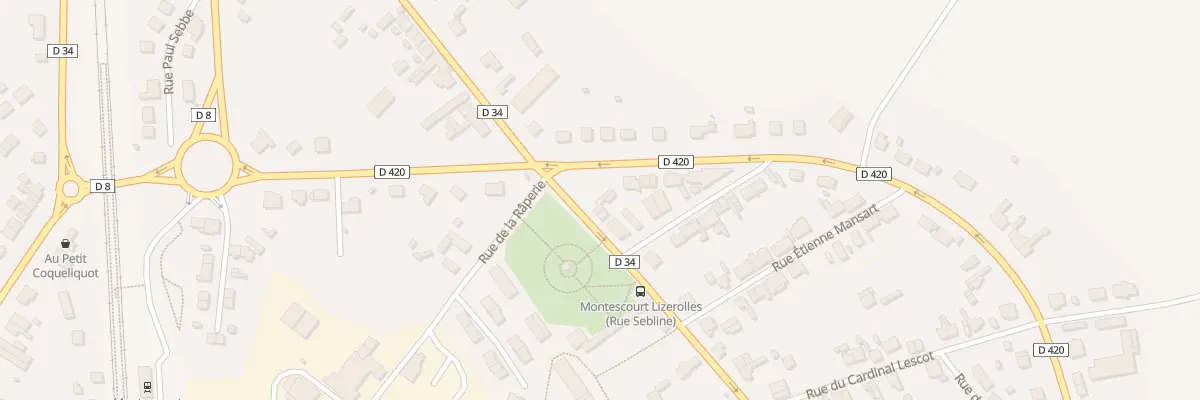 Plan du 24 Rue Charles Sébline à Montescourt-Lizerolles