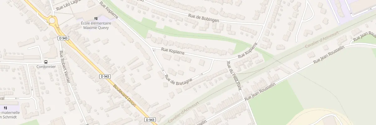 Plan du 107 Rue Kopierre à Aniche