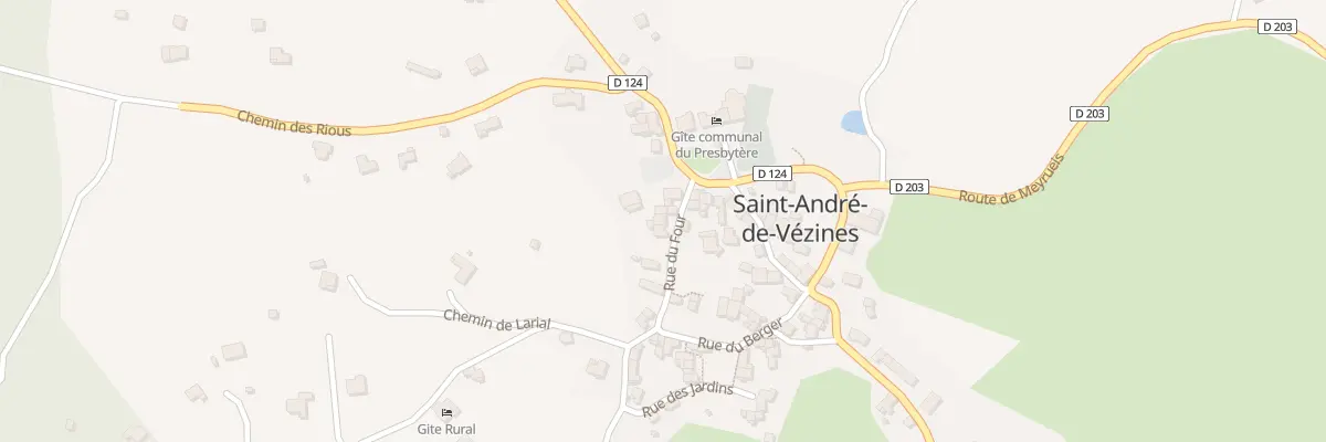 Plan du 5028 Saint Andre à Saint-André-de-Vézines