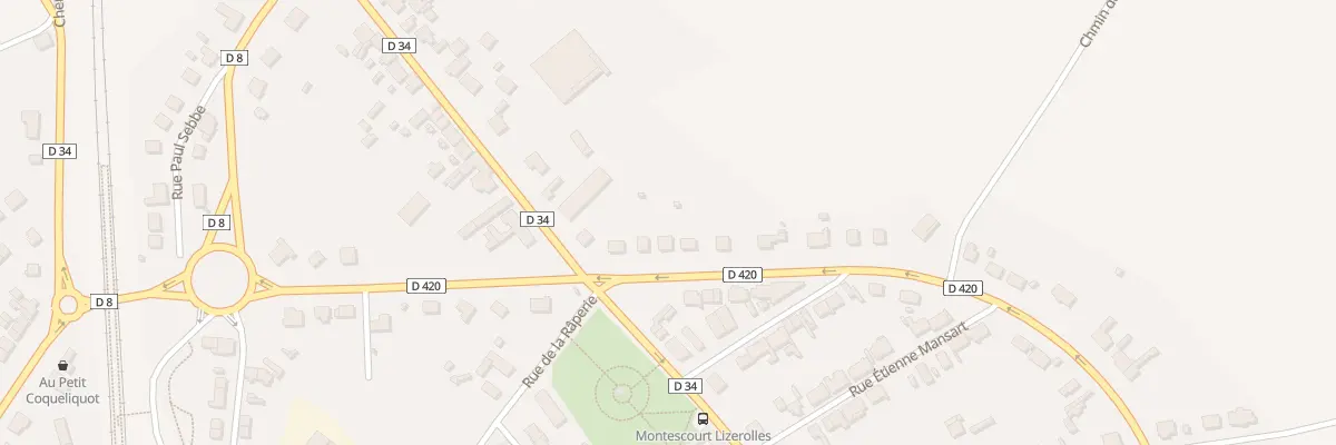 Plan du 11 Rue Paul Démoulin à Montescourt-Lizerolles