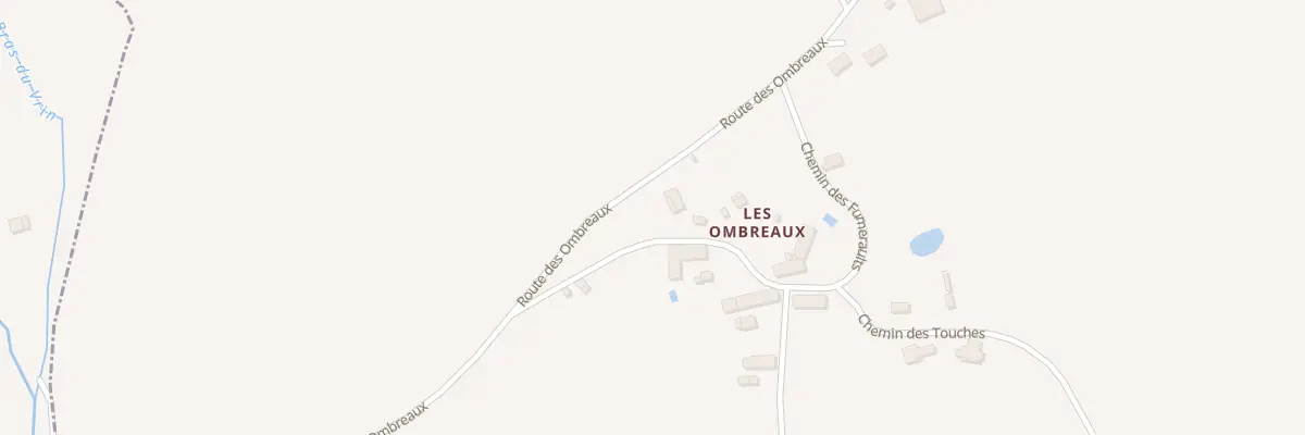 Plan du 167 Les Ombreaux aux Ormes