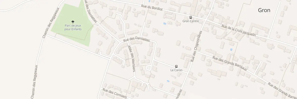Plan du 5 Rue des Damiettes à Gron