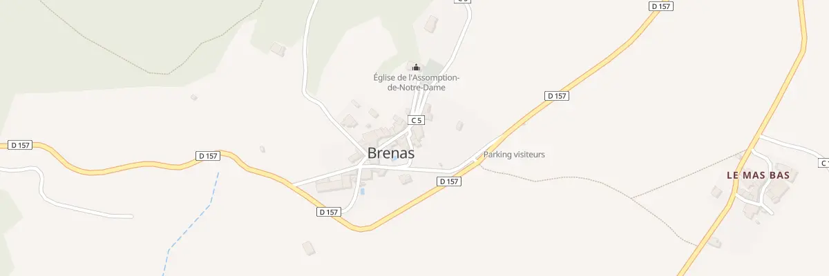 Plan du 5268 Le Village à Brenas