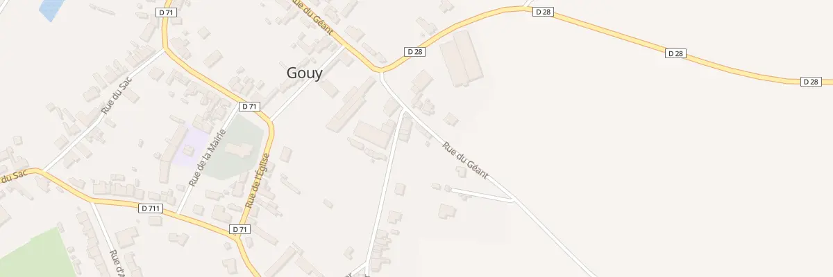 Plan du 3 Rue du Géant à Gouy