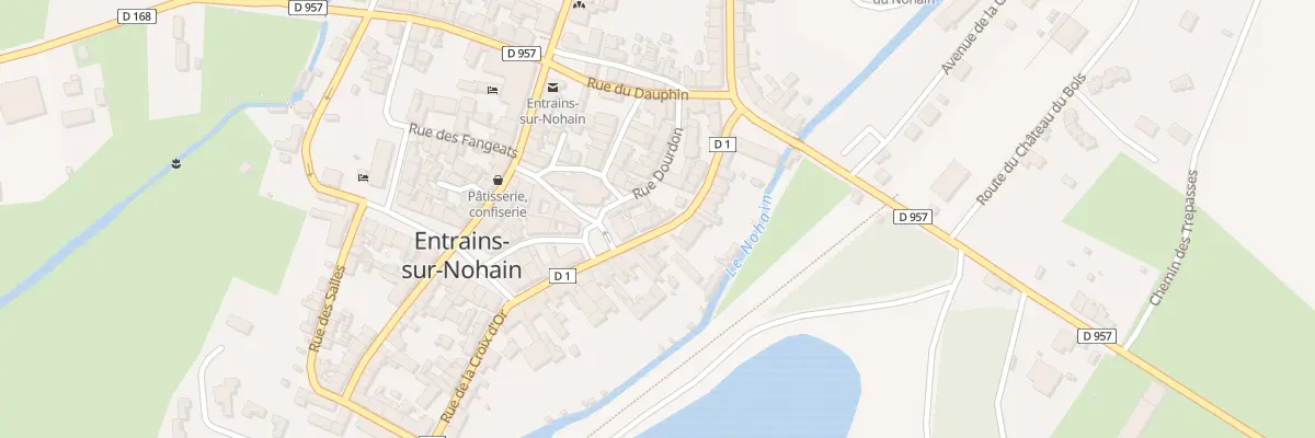 Plan du 11 Rue du Chapeau Rouge à Entrains-sur-Nohain