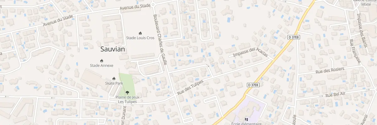 Plan du 13 Rue du 18 Juin 1940 à Sauvian