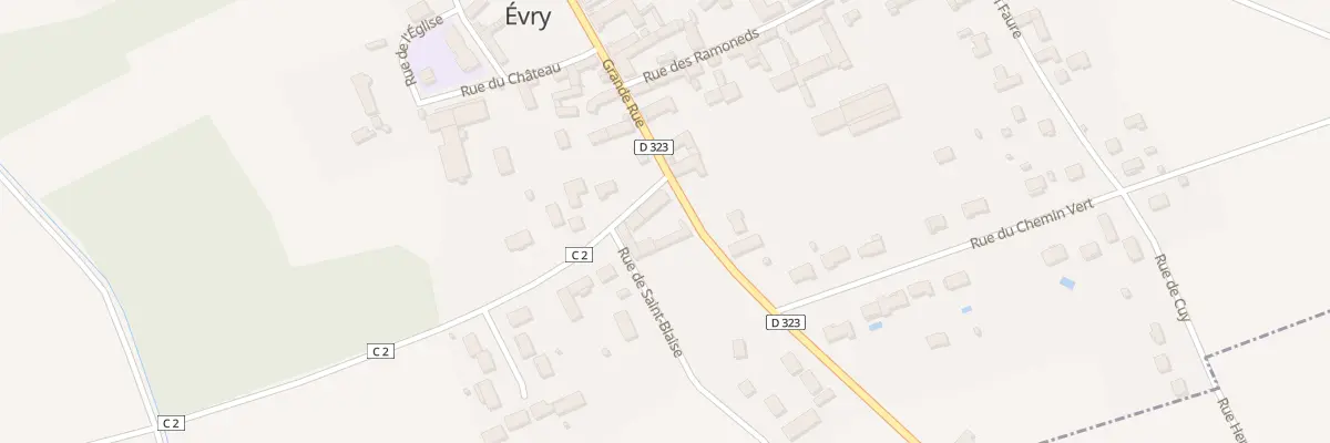 Plan du 49 Grande Rue à Évry