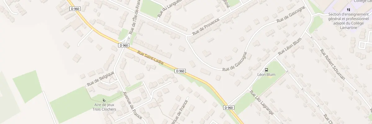 Plan du 351 Rue Saint-ladre à Cambrai