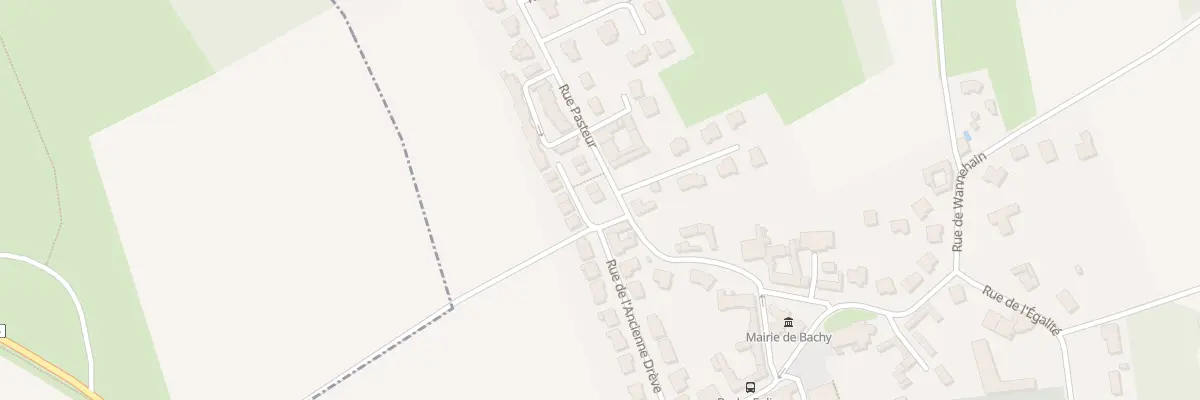 Plan du 293 Rue Pasteur à Bachy