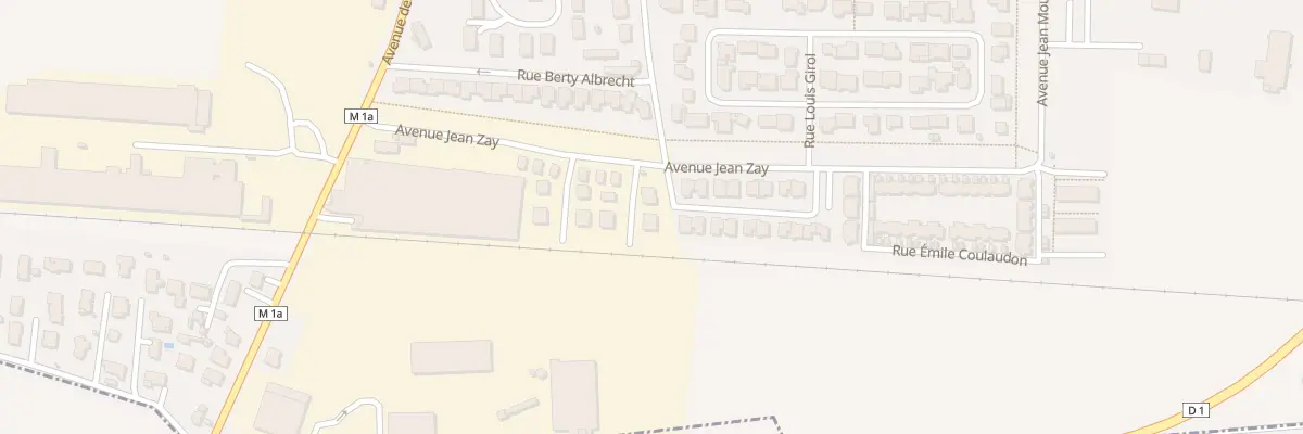 Plan du 51 Av Jean Zay à Pont-du-Château