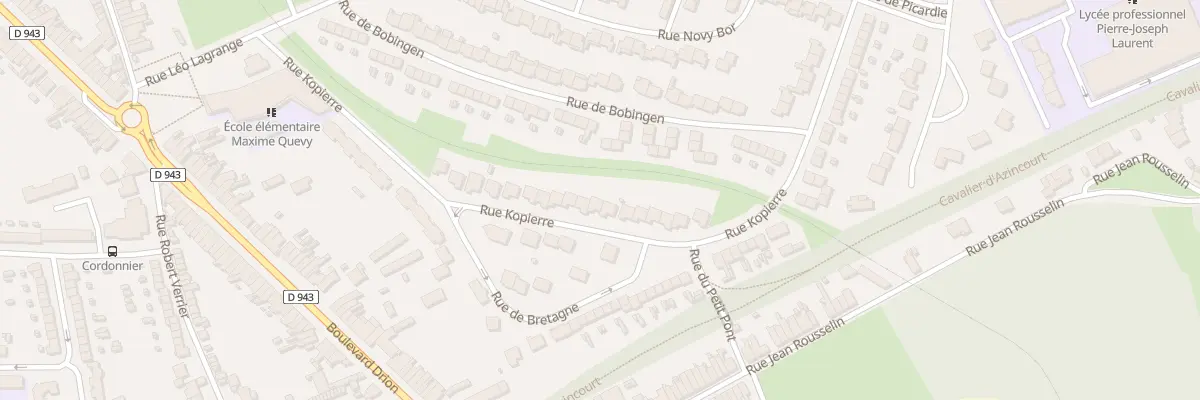 Plan du 76 Rue Kopierre à Aniche