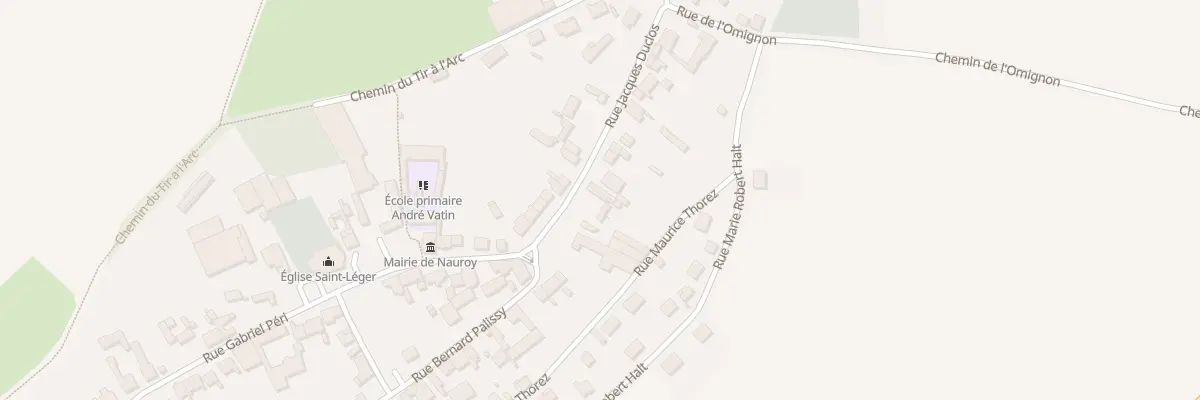 Plan du 2 Rue Jacques Duclos à Nauroy
