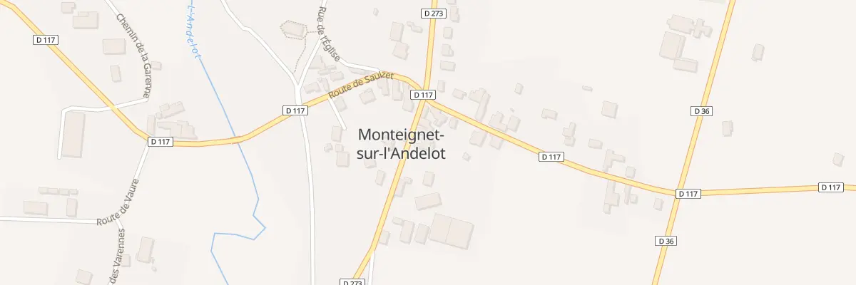 Plan du 3 Rte de Semautre à Monteignet-sur-l’Andelot