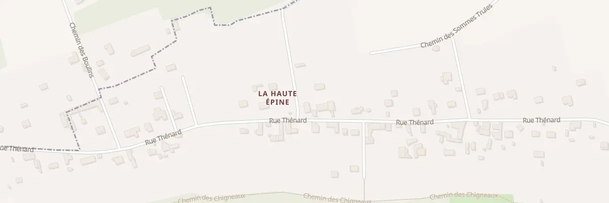 Plan du 50 Rue Thénard à Villeneuve-sur-Yonne