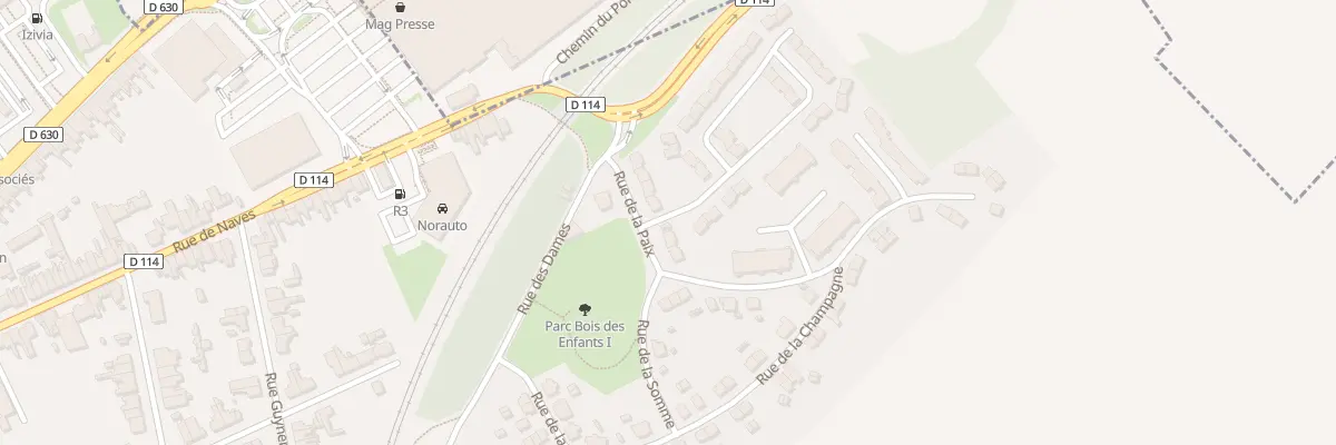Plan du 1 Rue de la Renaissance à Cambrai