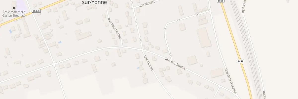 Plan du 19 Rue des Seigles à Courtois-sur-Yonne