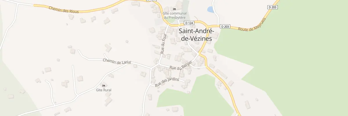 Plan du 5031 Saint Andre à Saint-André-de-Vézines
