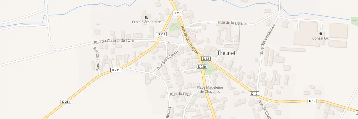 Plan du 3 Rue Saint Limin à Thuret