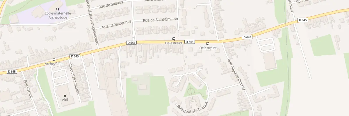 Plan du 100 Rue du General Delestraint à Aniche