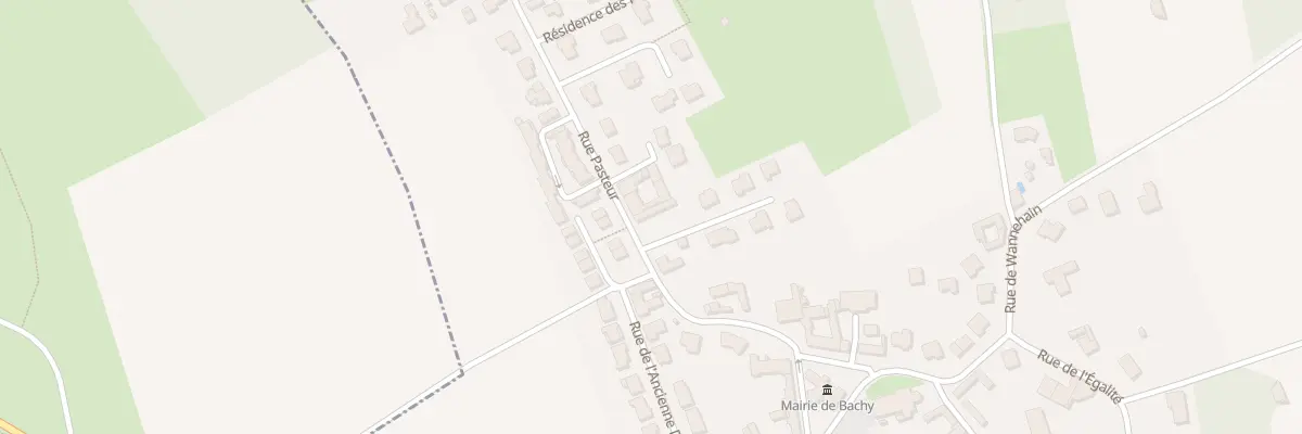 Plan du 314 Rue Pasteur à Bachy