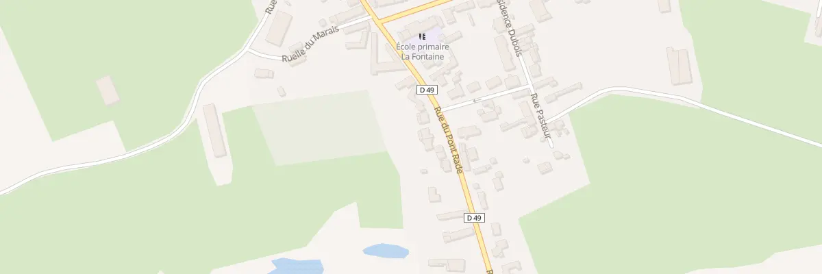 Plan du 8 Rue du Pont-rade à Wasnes-au-Bac