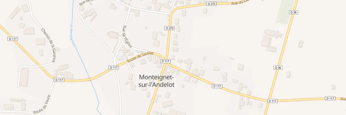 Plan du 2 Rue de la Contrée à Monteignet-sur-l’Andelot