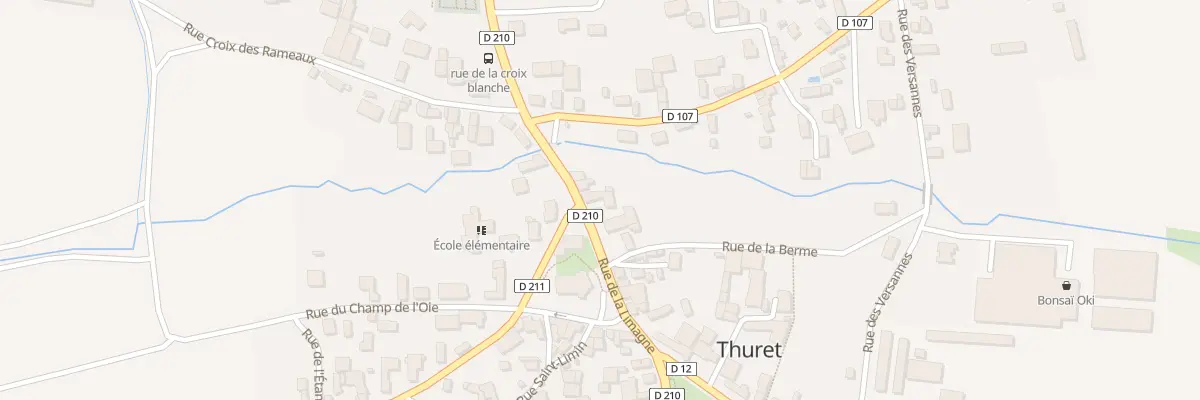 Plan du 3 Rue de la Limagne à Thuret