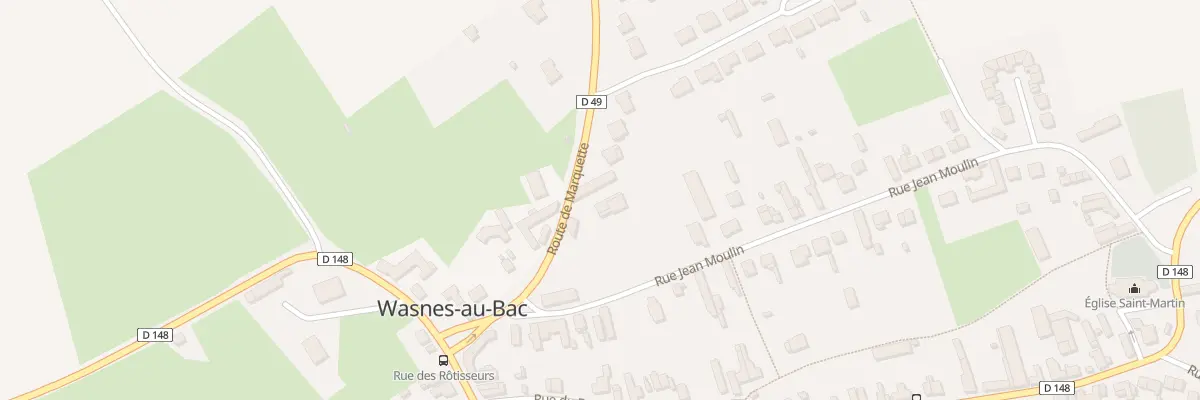 Plan du 4 Rte de Marquette à Wasnes-au-Bac