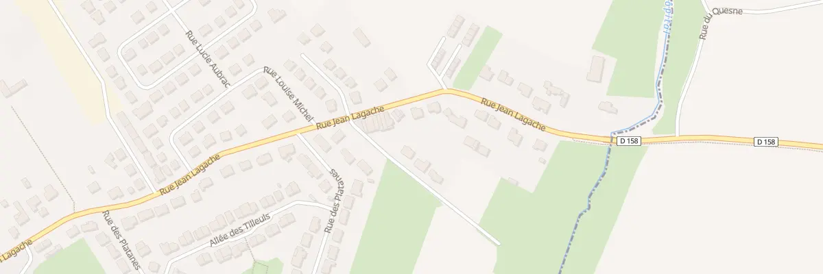 Plan du 62 Rue Jean Lagache à Orchies
