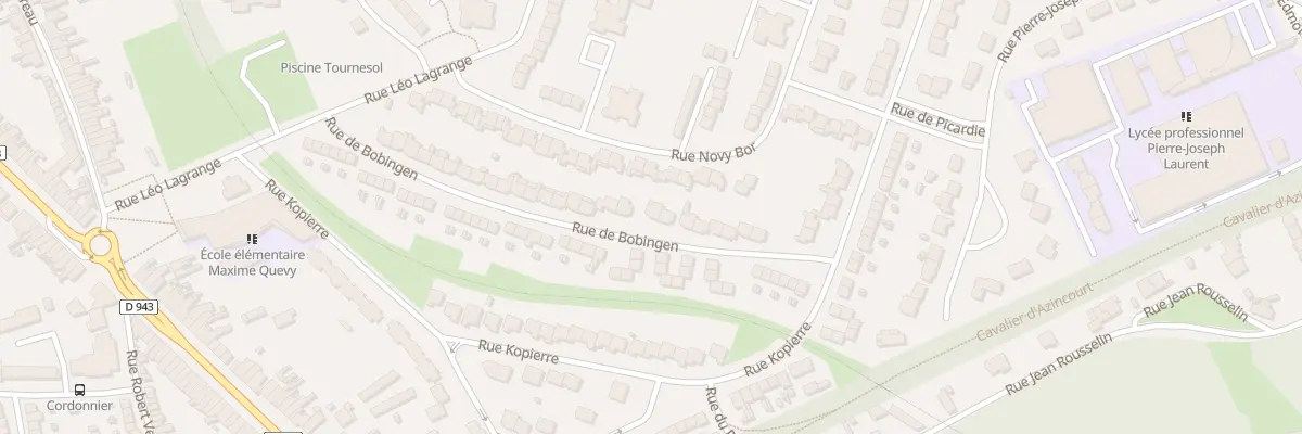 Plan du 37 Rue de Bobingen à Aniche