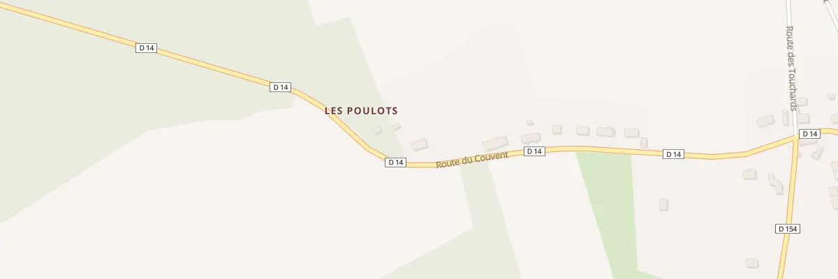 Plan du 5000 Les Poulots aux Ormes