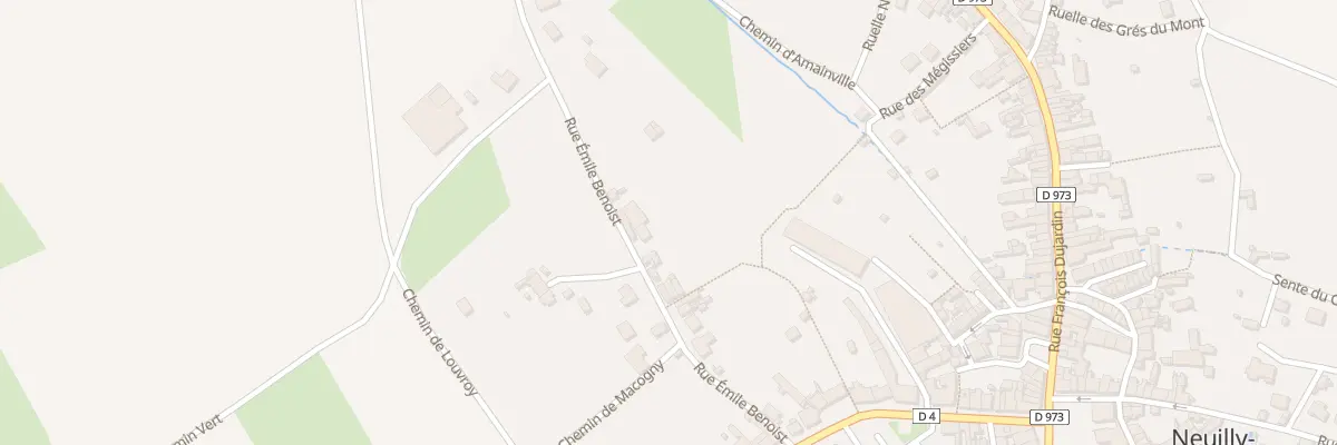 Plan du 14 Rue Emile Benoist à Neuilly-Saint-Front