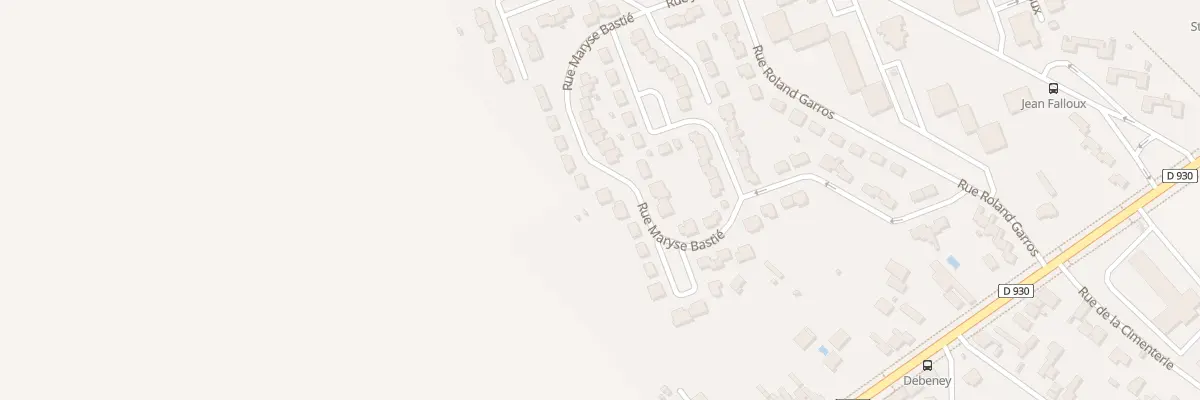 Plan du 25 Rue Maryse Bastié à Saint-Quentin