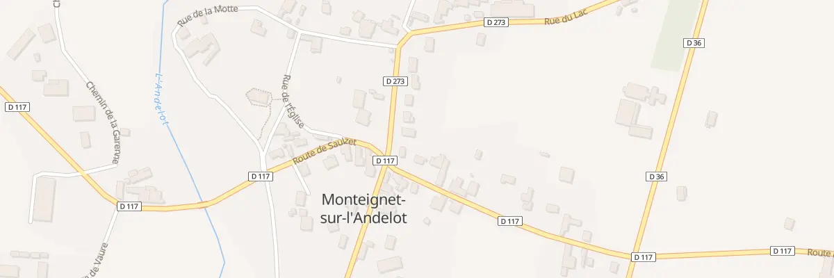 Plan du 4 Rue de la Contrée à Monteignet-sur-l’Andelot