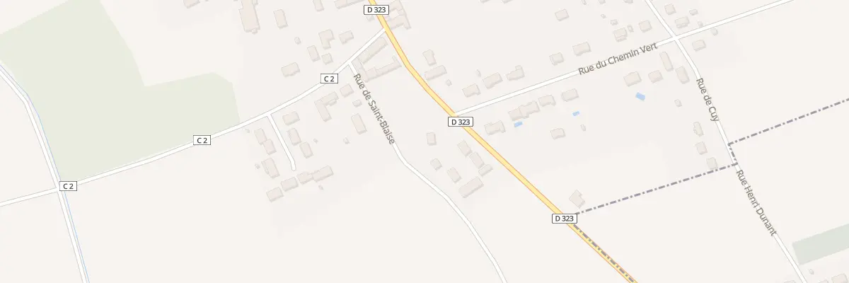Plan du 95 Rue de St Blaise à Évry