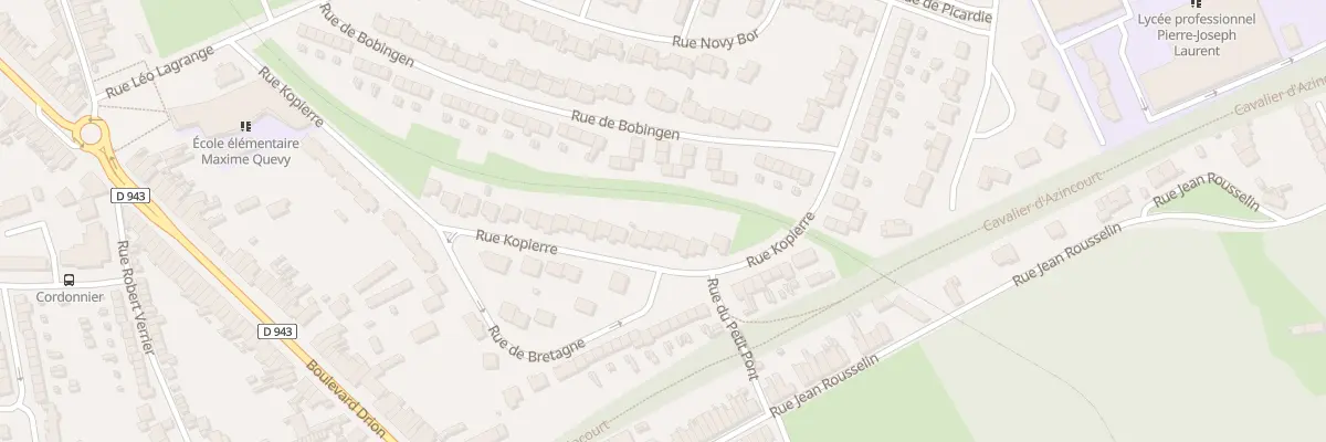 Plan du 70 Rue Kopierre à Aniche