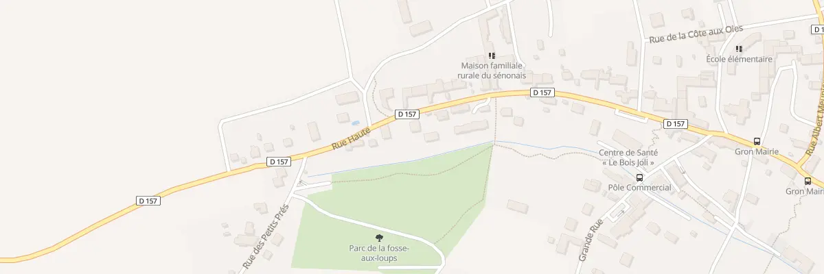 Plan du 23T Rue Haute à Gron