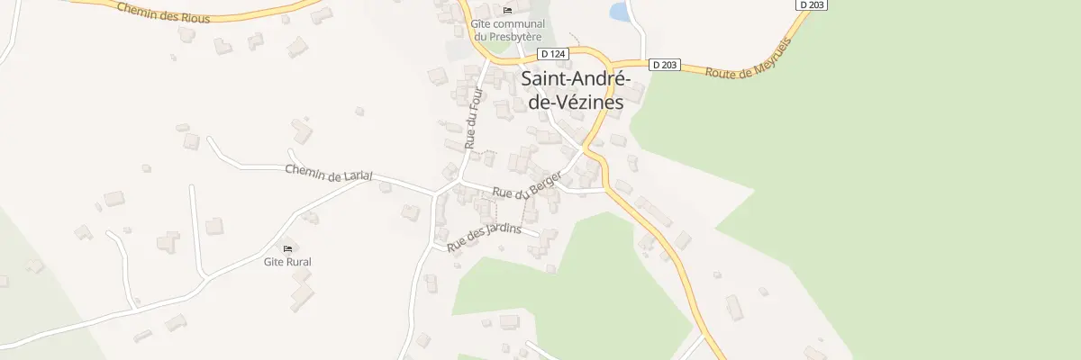 Plan du 46 Rue du Berger à Saint-André-de-Vézines