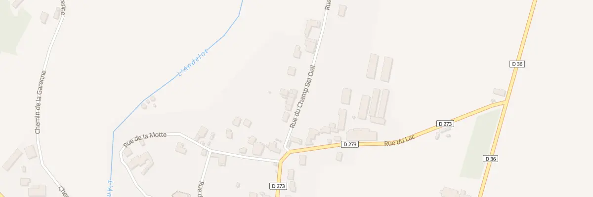 Plan du 9 Rue du Champ Bel Oeil à Monteignet-sur-l’Andelot
