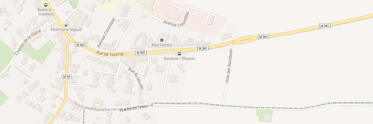 Plan du 125 Rue de Tournai à Baisieux