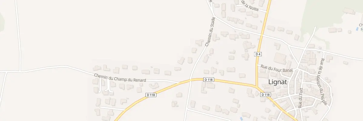 Plan du 1 Che du Stade à Saint-Georges-sur-Allier