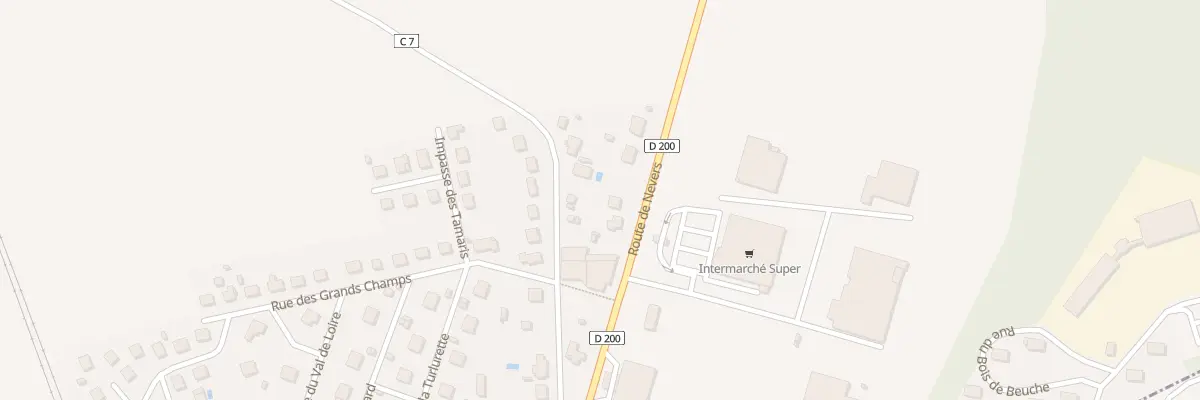 Plan du 37 Rte de Nevers à Sauvigny-les-Bois