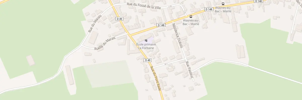 Plan du 3 Rue du Pont-rade à Wasnes-au-Bac