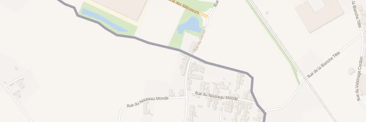 Plan du 11 Rue du Nouveau Monde à Wattrelos