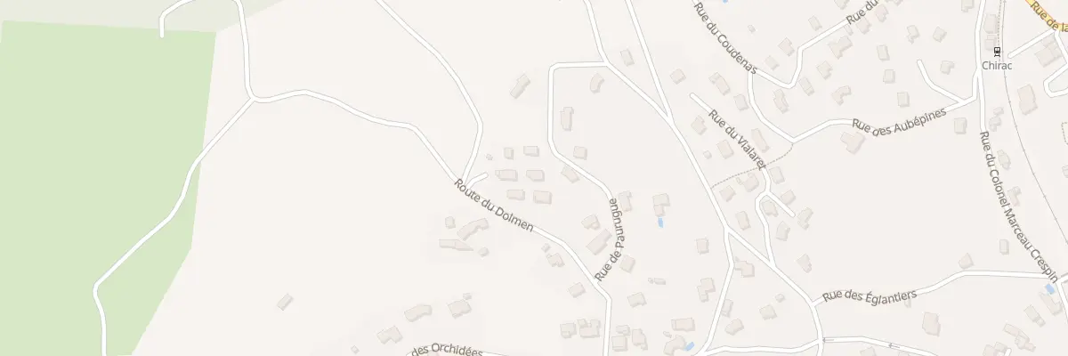 Plan du 14 Rue de la Paurugue à Bourgs sur Colagne