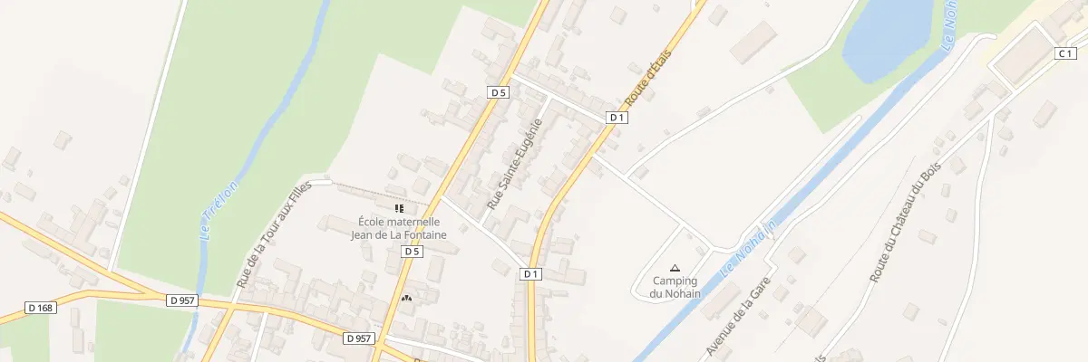 Plan du 1 Rte d’Étais à Entrains-sur-Nohain