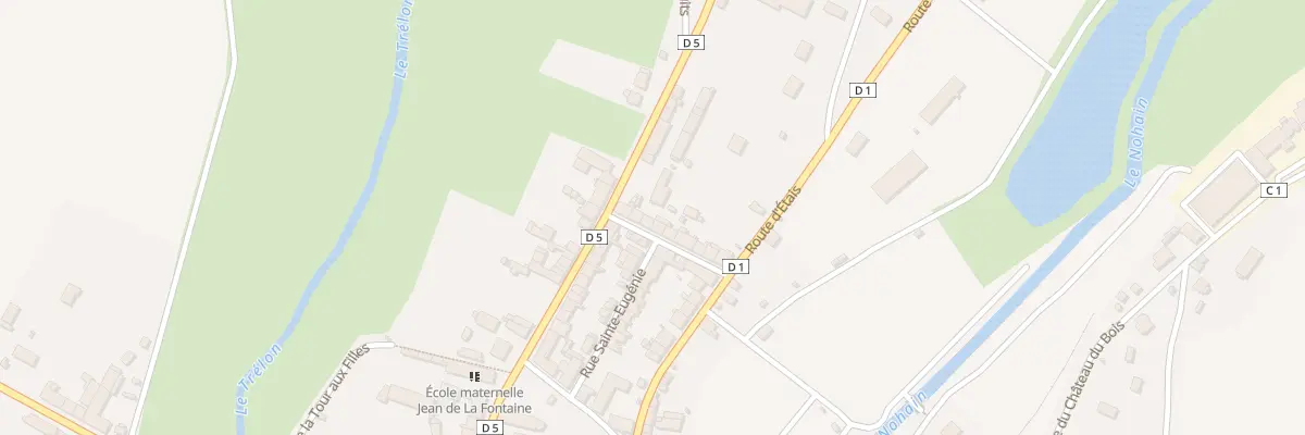 Plan du 5 Rue Saint Aubin à Entrains-sur-Nohain