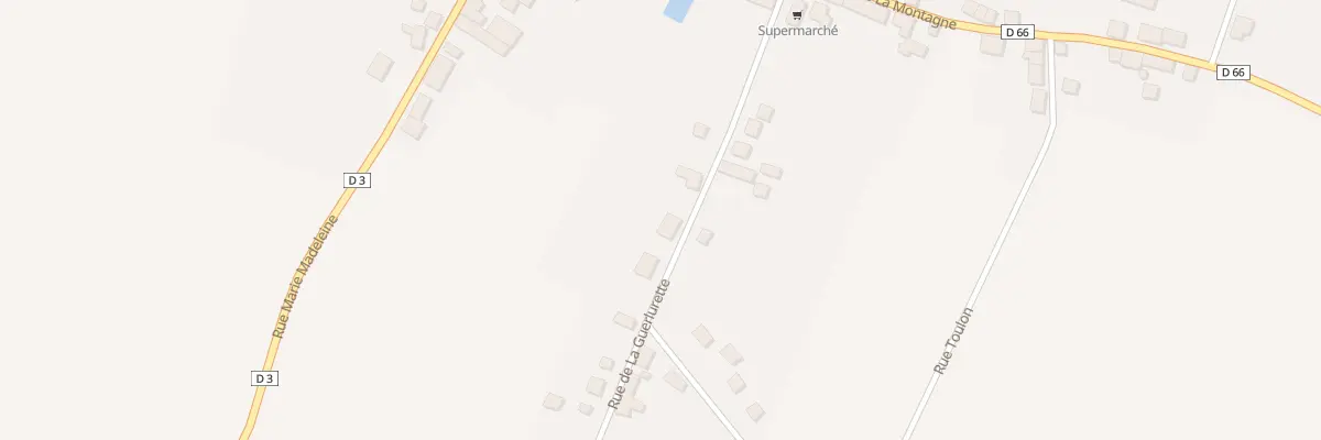 Plan du 8 Rue de la Guerlurette à Sainpuits