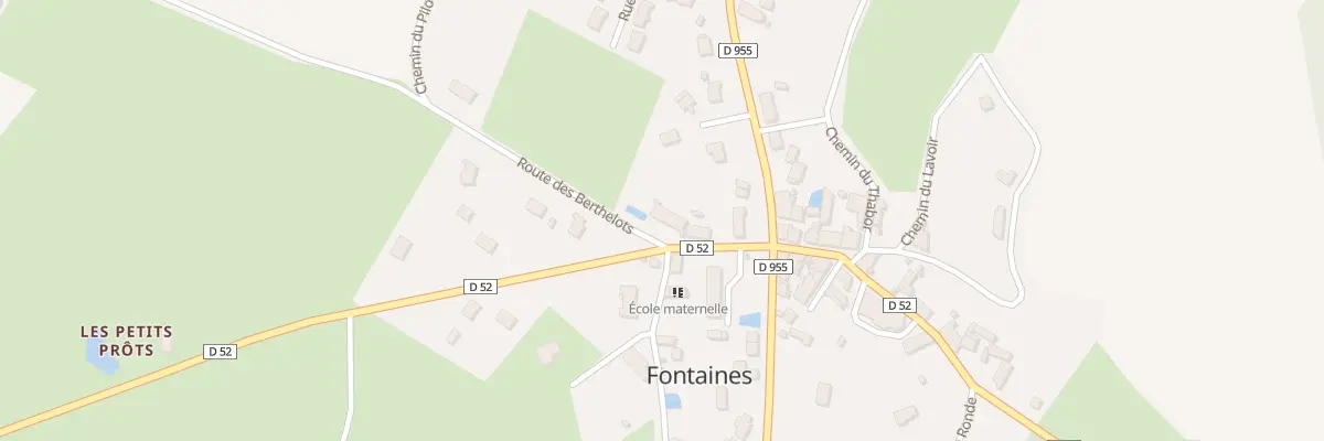 Plan du 4 Rte de Mezilles à Fontaines