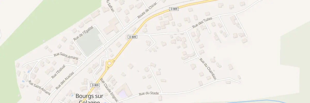 Plan du 4 Imp Prunières à Bourgs sur Colagne